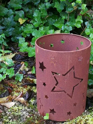 Produktbild von Edelrost Windlicht Cilia Sterne Edelrost Windlicht Cilia Sterne - 20 cm