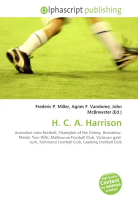 Produktbild von H. C. A. Harrison