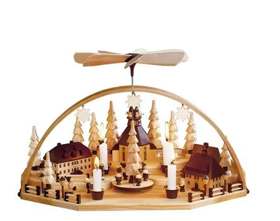 Immagine prodotto di Albero di Natale con piramide, altezza 40 cm, nuovo