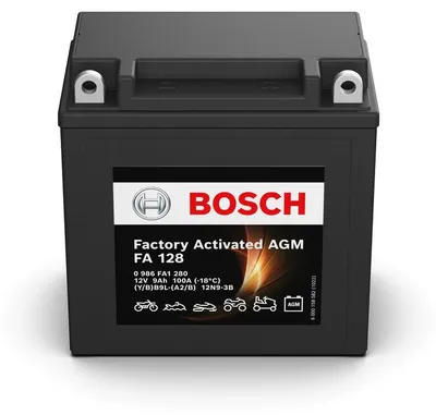 Image de Batterie de démarrage BOSCH 12 V 9 Ah 100 A/EN Batterie pour moto