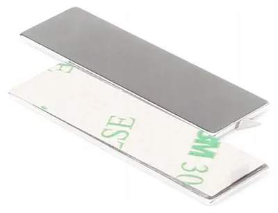 Immagine prodotto di Top Magnesy - 25 magneti al neodimio 40x12x1 mm N38 autoadesivi con cuscinetto adesivo 3M - magneti extra potenti per montaggio, officina e industria