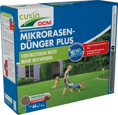 Produktbild von Cuxin DCM Mikro Rasendünger Plus 3 kg