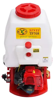 Productafbeelding van Rugzakspuit, inhoud tank: 20 liter, vermogen: 700 watt, sproeisnelheid: 8 liter per minuut, werkdruk: 10-30 kgf/cm², materiaal: roestvrij staal