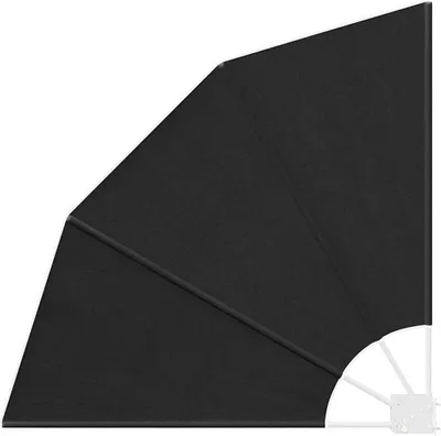Produktbild von vidaXL Balkon Sichtschutz 115 x 115 cm Polyester Anthrazit