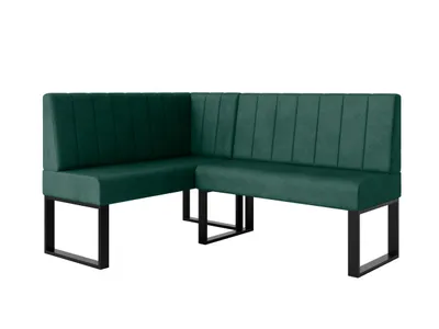 Produktbild von JKG Meble Eckbank fur Essizmmer - Eckbank Küche - Küchenbank - Modern Sitzecke Küche - Stoff Velours - Monolith 37 - 130x170cm