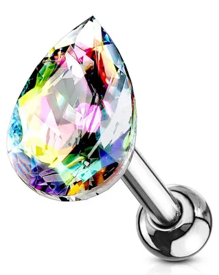Produktbild von Helix & Tragus Ohr Piercing „Tropfen“ Vitrail Light