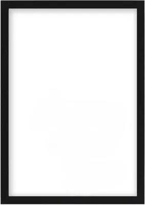 Produktbild von MDF Fotorahmen A4 schwarz für Bilder und Poster