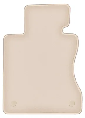 Produktbild von DURBAN Beige Velours-Fahrerfußmatte für BMW 5 E60 RZEPY Limousine (2003-2010)