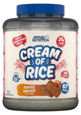 Productafbeelding van Applied Nutrition Cream of Rice 2kg - Smaak: Toffee Biscuit