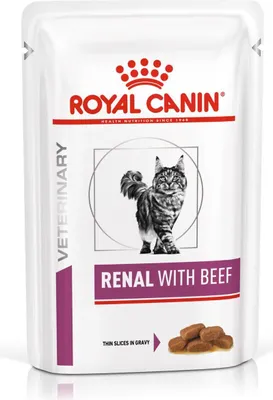 Produktbild von Katzenfutter VETERINARY CAT RENAL BEEF - Royal Canin