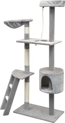 Produktbild von vidaXL Katzen-Kratzbaum 150 cm Grau