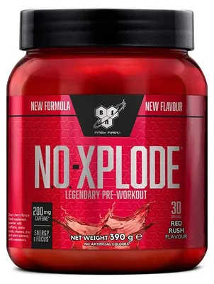 Image de PreWorkout - BSN - No-Xplode (390g) - Saveur Red Rush