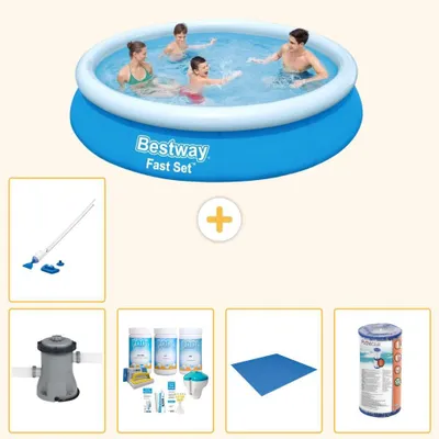 Obrázek produktu pro Bestway Fast Set, kruhový bazén - 366 x 76 cm - 6 dílů, model S22023