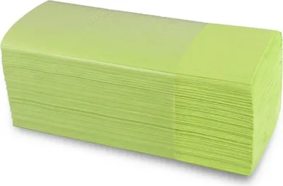 Produktbild von Papierhandtücher Funny - 2-lagig - grün - V-Falz - 4000 Falthandtücher