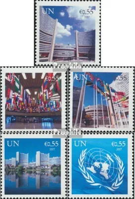 Produktbild von Briefmarken UNO - Wien 2007 Mi 497-501 (kompl.Ausg.) postfrisch Grußmarken