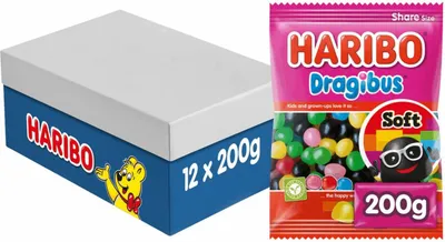 Produktbild von Haribo Dragibus weich (12x 200gr)
