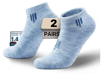Obrázok produktu pre Ponožky Wandersocken, dámske/pánske, z alpaky a merino vlny, 2 páry, veľkosť 42-47