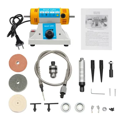 Obrázek produktu pro Stolní leštička, 320W motor, nastavitelné otáčky, kompaktní provedení , BÍLÁ, EU