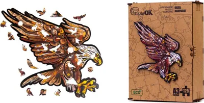 Produktbild von Holzpuzzle - ECO - Karpatenadler A3 PuzA3-00749