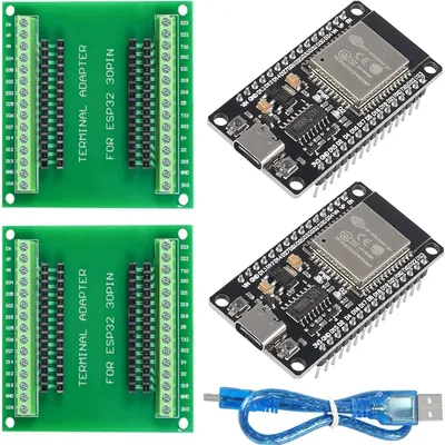 ESP32 Entwicklungsboard 2 Stk. 2,4 GHz WiFi + Bluetooth CH340
