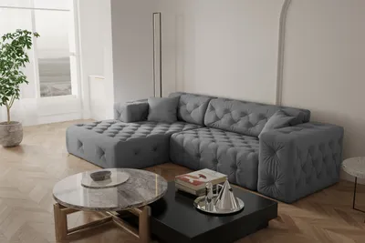 Productafbeelding van Kaiser Möbel Hoekbank voor de woonkamer, model CLOUD, stijlvol, links