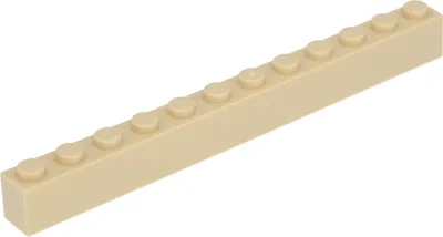 A single LEGO brick is shown against a white background.