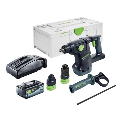 Produktbild von Festool KHC 18 EB-Basic Akku Kombihammer 18 V 2,6 J SDS-Plus Brushless + 1x Akku 8,0 Ah + Ladegerät + Systainer