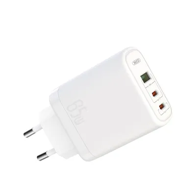 Obrázok produktu pre Adaptér 3xUSB 230V/5V-20V 2xUSBC+USBA XO CE04 65W