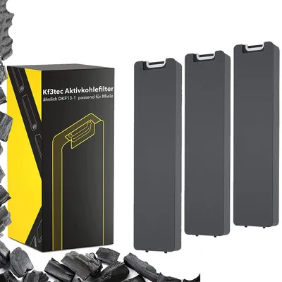 Aktivkohlefilter-Set (3 Stück) für Miele DA 3XXX