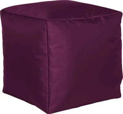 Produktbild von Sitzwürfel Nylon aubergine 40/40/40 cm aubergine