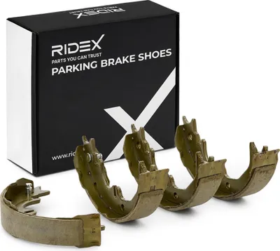 Produktbild von RIDEX 1419B0012 Handbremsbeläge für TOYOTA LAND CRUISER (KDJ12, GRJ12) Handbremse 210mm