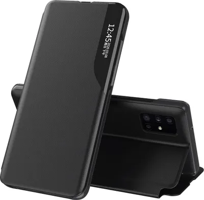 Produktbild von König Design Hülle kompatibel mit Samsung Galaxy A52 4G / 5G / A52s Kunststoff Full Cover Handyhülle - Case Schwarz