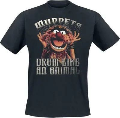 Produktbild von Die Muppets T-Shirt Herren World Tour schwarz XL