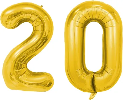 Zdjęcie produktu dla Zestaw balonów foliowych – złoty/40 cali – 2 + 0
