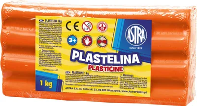 Immagine prodotto di Plastilina 1kg Arancione Astra