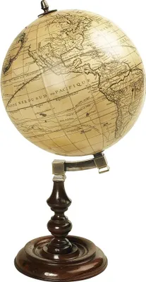 Image de Modèles authentiques Petit globe terrestre français Stand 14cm GL045