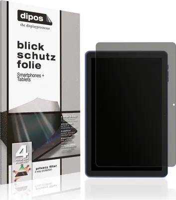 Produktbild von Blickschutzfolie für Pritom 10 Zoll Tablet matt Schutzfolie Folie Display Schutz dipos