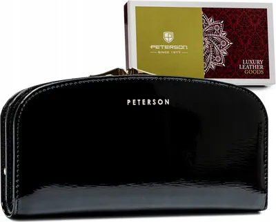 Image de Grand portefeuille en cuir naturel pour femmes - Peterson
