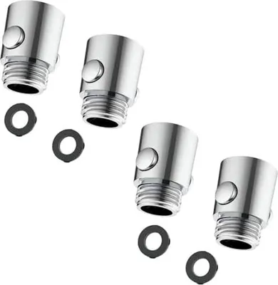 Produktbild von 4 Stück Absperrventil, Durchflussbegrenzer Wasserstopper Dusche Duschkopf mit Stoppfunktion Durchflussregelventil Dusche Wasserstopper für Head Handbrause