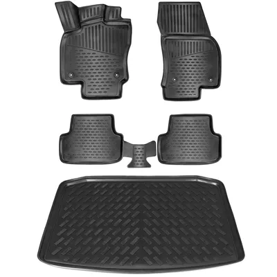 Produktbild von Gummimatten & Kofferraumwanne Set für SUZUKI Vitara ab 2015 (oberer Ladeboden) Passt nicht in Mild Hybrid!