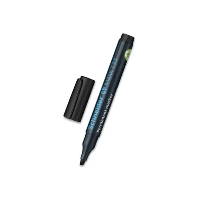 Obrázok produktu pre Schneider 113301 Permanentný popisovač Maxx 133 - klinový hrot, 1-4 mm, plniteľný, čierny