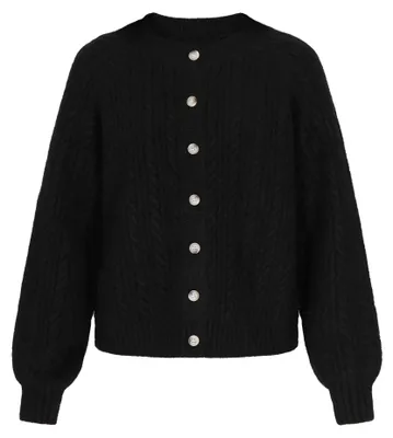 Produktbild von CALEY  Damen Strickjacke - Schwarz, XL/XXL