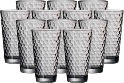 Produktbild von Ritzenhoff & Breker Favo Longdrinkglas 400 ml grau 12er Set