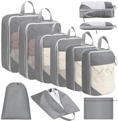 Immagine prodotto di Borsa da viaggio a compressione con inserti in rete
