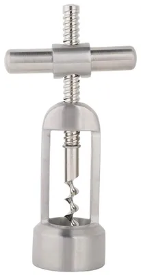 Weinöffner aus Edelstahl, Korkenzieher, 304 Edelstahl, 14 cm