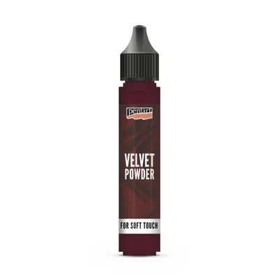 Produktbild von PENTART Samtpulver, 6 g, Granatrot