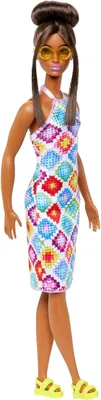 Produktbild von Mattel Barbie Fashionista Pop Diamond Crochet Modepuppe