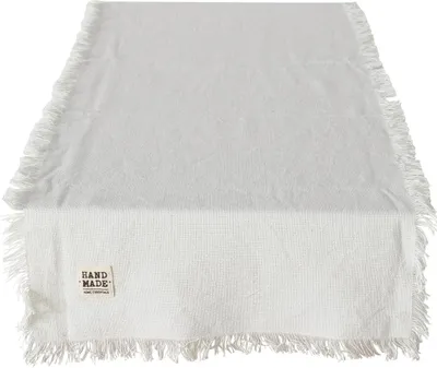 Obrázek produktu pro Dekorační běhoun z bavlny, 140 cm, LENEA, béžový