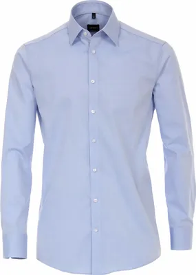 Produktbild von VENTI Herren Businesshemd Extralanger-Arm 69er Kent Modern-Fit Hellblau 40