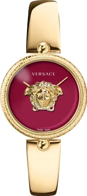 Produktbild von Versace VECO03022 Palazzo Empire rot gold Edelstahl Armband Uhr Damen NEU